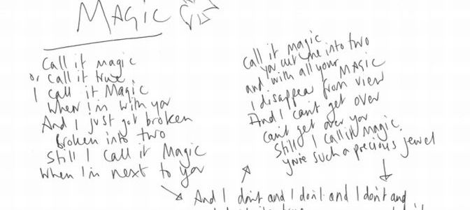 Coldplay Magic tekst pjesme