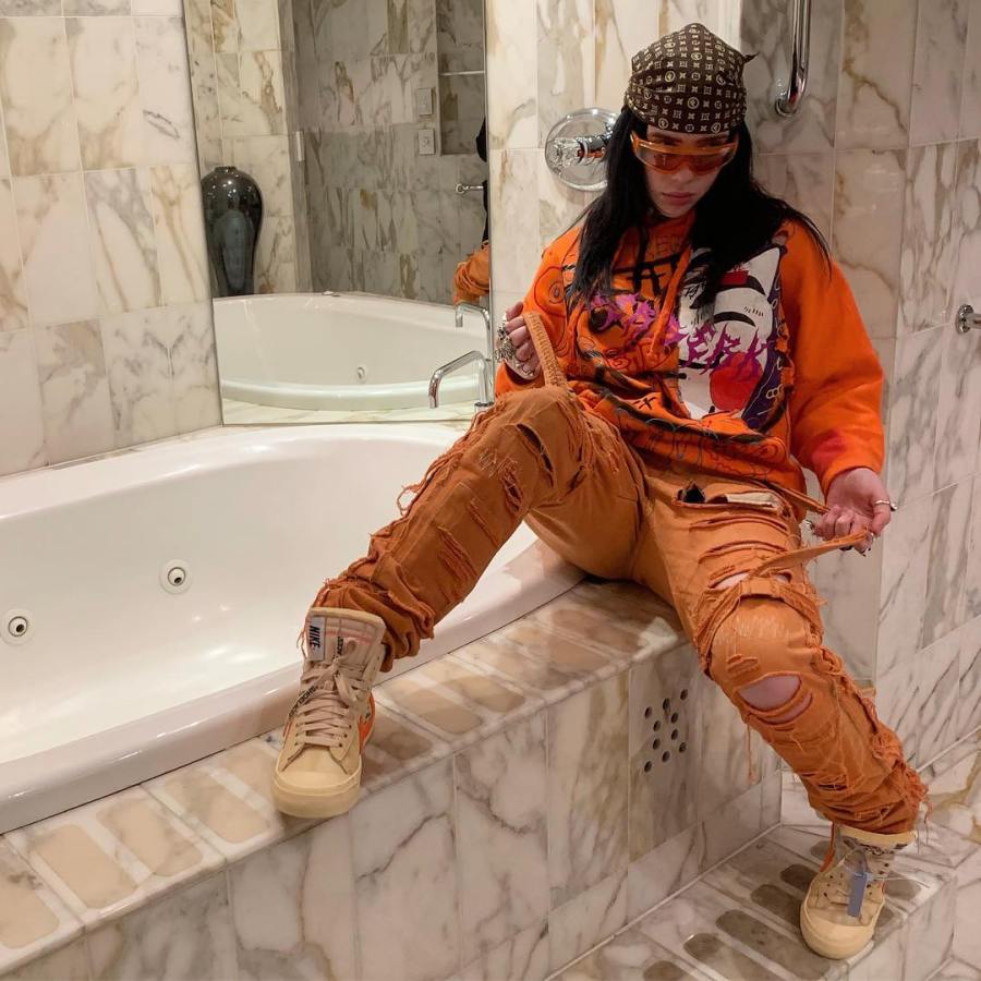 Billie Eilish Orange Facebook 2019 April