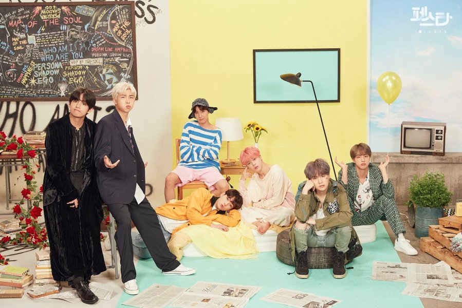 BTS Family Portrait Facebook 2019 June