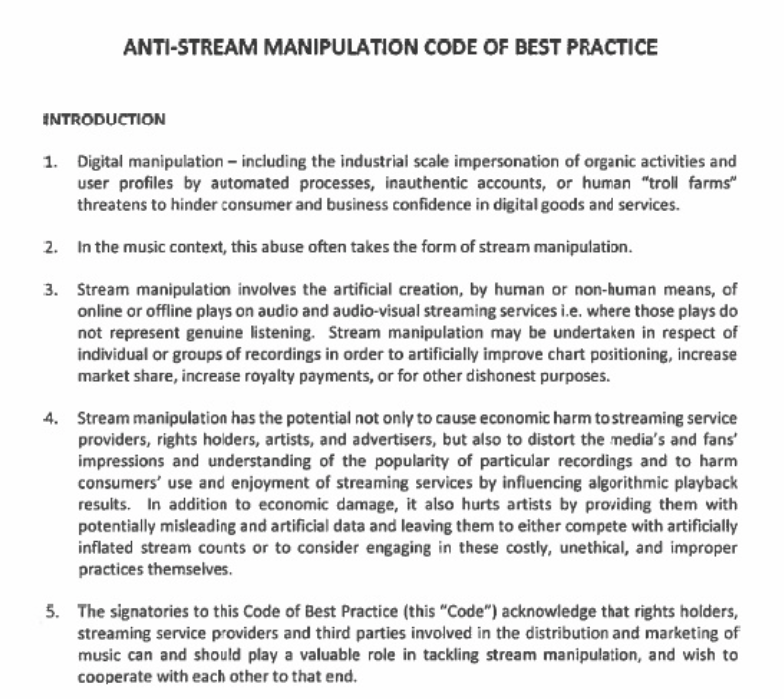 Kodeks protiv manipulacije streamingom