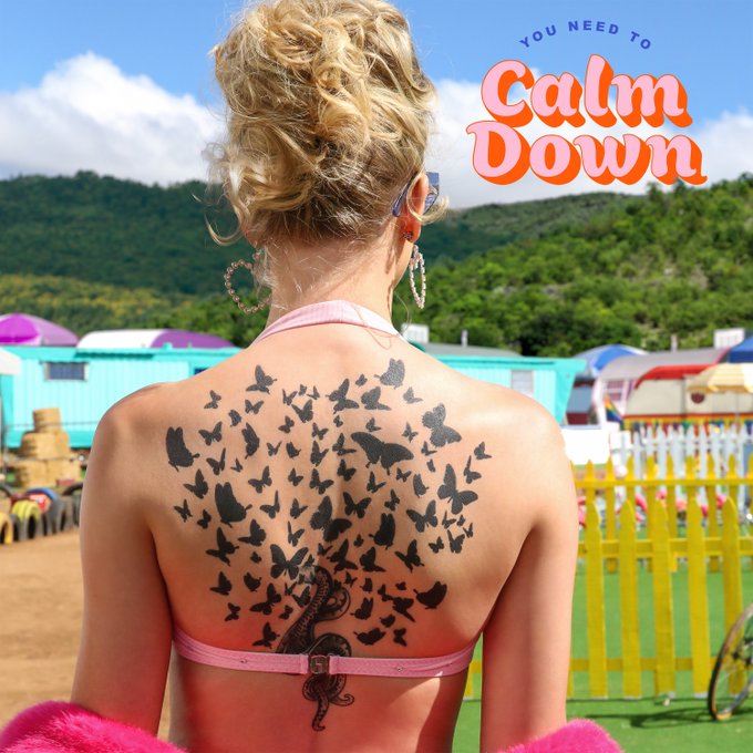 Taylor Swift You Need to Calm Down Artwork Twitter 2019 June