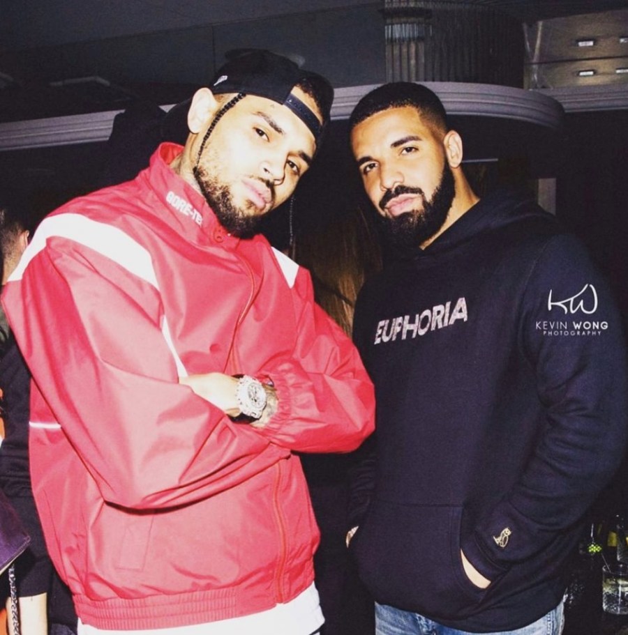 Chris Brown Drake Facebook 2019 June