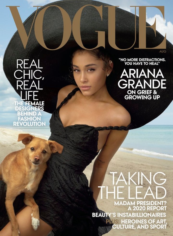 Vogue Ariana Grande Twitter 2019 July