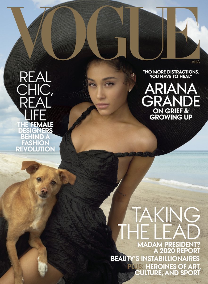 Vogue Ariana Grande Twitter 2019 July