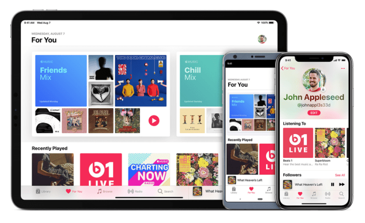 Apple Music Listen Screen Shot